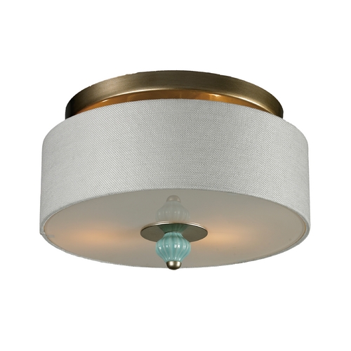 semi flushmount drum ceiling light with white shade billiard table light replacement shades