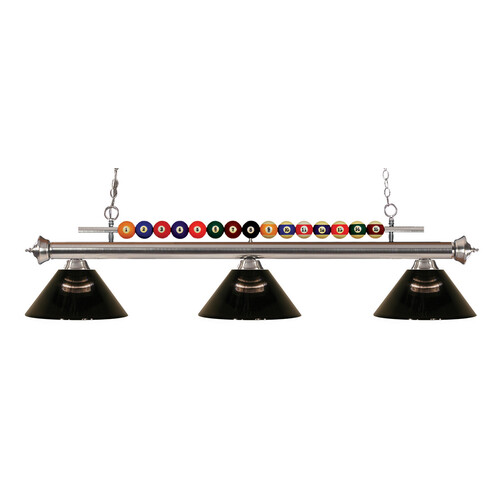 Z-Lite Shark Brushed Nickel Billiard Light by Z-Lite 170BN-ARS