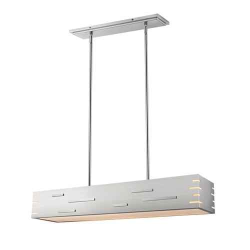 Z-Lite Loek Brushed Nickel LED Linear Light by Z-Lite 332-34BN-LED