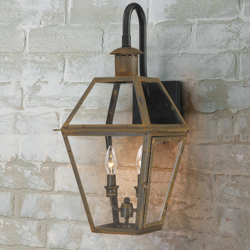 Rue De Royal Industrial Bronze Outdoor Wall Light by Quoizel Lighting