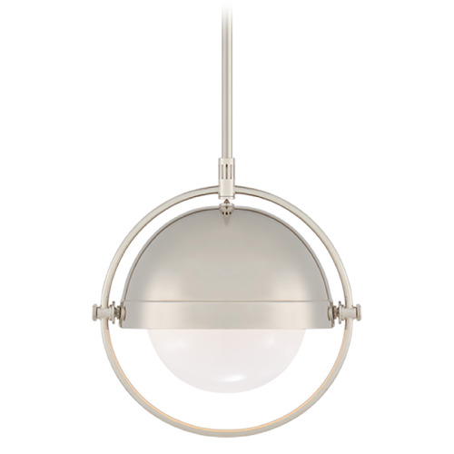 Visual Comfort Signature Collection Thomas OBrien Decca Orbital Pendant in Nickel by Visual Comfort Signature TOB5746PNWG