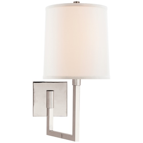 Barbara Barry Aspect Small Convertible Sconce in Nickel by Visual Comfort Signature