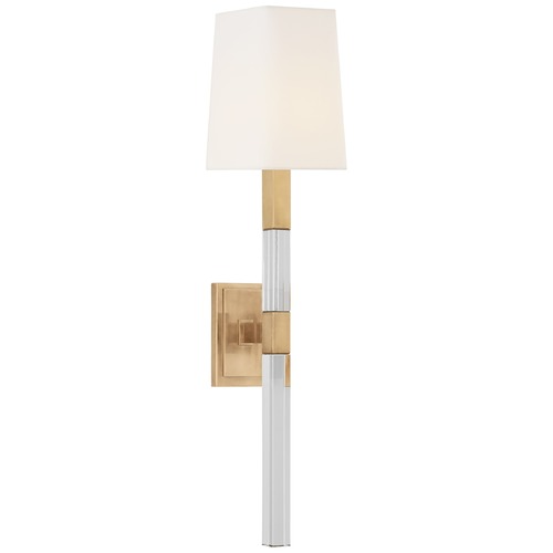 Visual Comfort Signature Collection Chapman & Myers Reagan Medium Sconce in Brass by Visual Comfort Signature CHD2901ABCGL