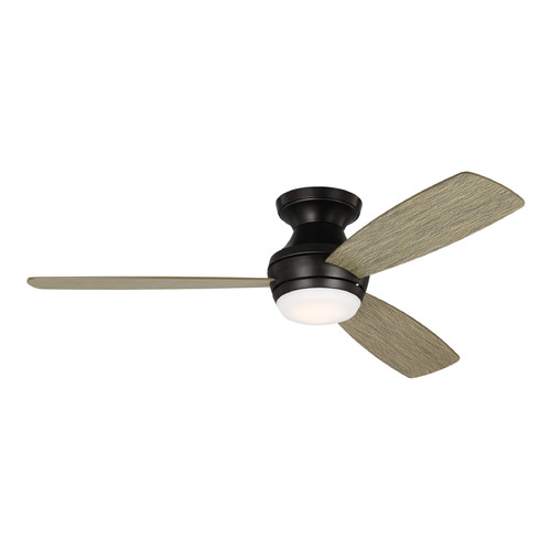 Visual Comfort Fan Collection Ikon 52-Inch 3CCT LED Fan in Aged Pewter by Visual Comfort & Co Fans 3IKR52AGPD