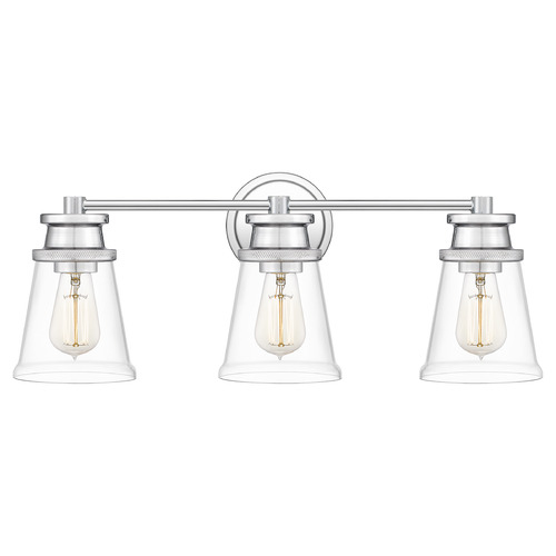 Quoizel Lighting Haverfield Bathroom Light in Polished Chrome by Quoizel Lighting HAV8624C