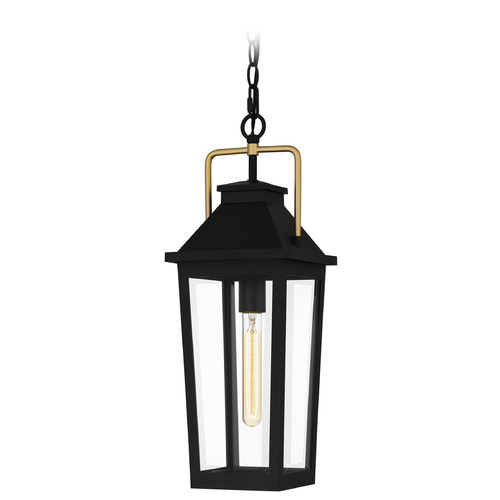 Buckley Matte Black Outdoor Hanging Light by Quoizel Lighting