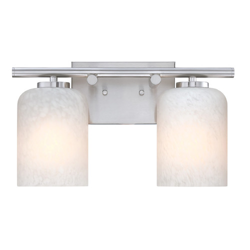 Bluestone Ridge 16-Inch Bath Light in Nickel by Designers Fountain