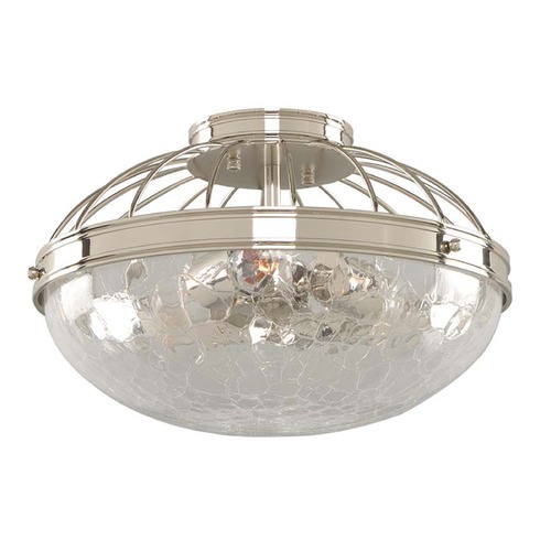 Kalco Lighting Montauk Polished Nickel Flush Mount Light by Kalco Lighting 311341PN