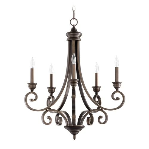 Bryant Oiled Bronze Chandelier by Quorum Lighting