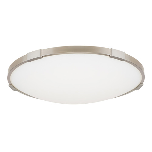 Visual Comfort Modern Collection Sean Lavin Lance 18-Inch 277V 2700K LED Flush Mount in Nickel by VC Modern 700FMLNC18S-LED927-277
