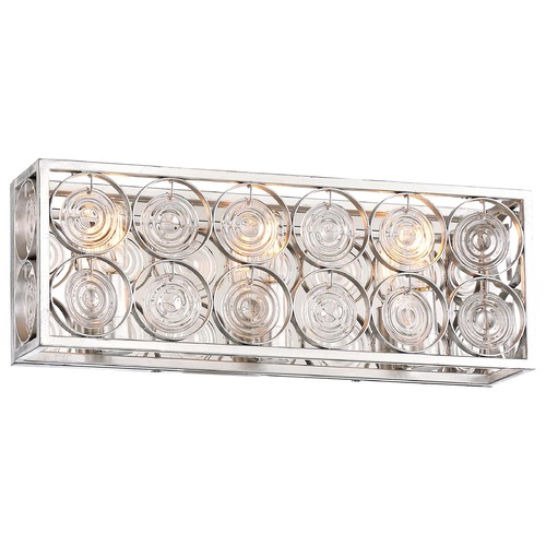 Culture Chic Catalina Silver Bathroom Light by Minka Lavery