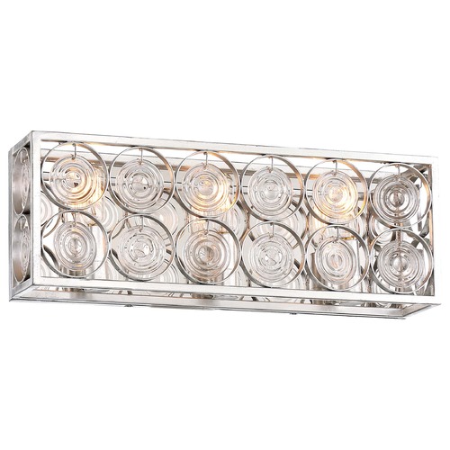 Minka Lavery Culture Chic Catalina Silver Bathroom Light by Minka Lavery 4663-598