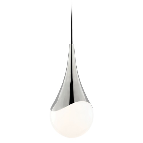 Ariana Pendant in Polished Nickel by Mitzi by Hudson Valley