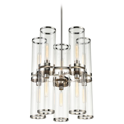 Alora Lighting Revolve II Polished Nickel Mini Chandelier by Alora Lighting CH311655PNCG