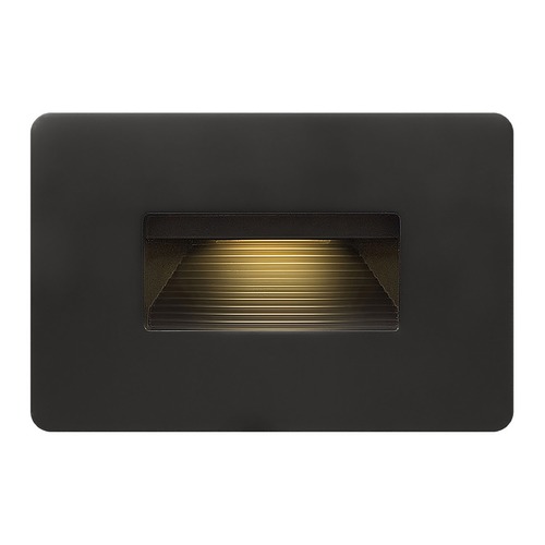 Luna 120V LED Horizontal Step Light in Satin Black by Hinkley Lighting