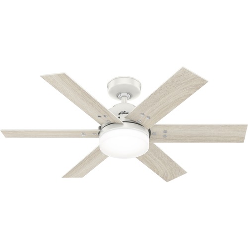 Pacer Fresh White LED Ceiling Fan by Hunter Fan Company