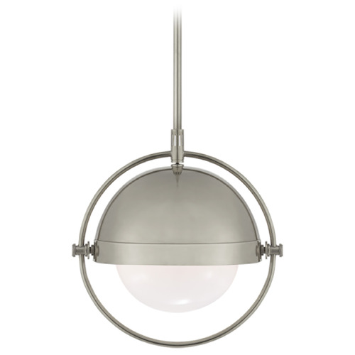 Visual Comfort Signature Collection Thomas OBrien Decca Orbital Pendant in Nickel by Visual Comfort Signature TOB5746ANWG