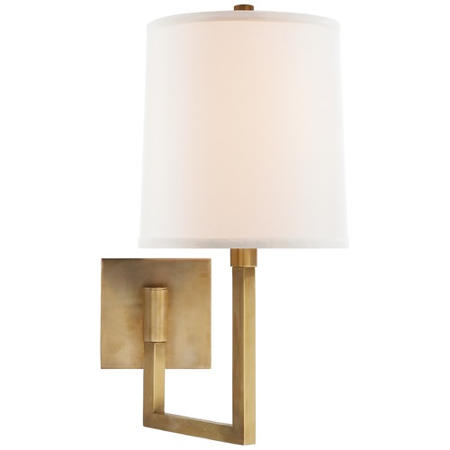 Visual Comfort Signature Collection Barbara Barry Aspect Small Convertible Sconce in Soft Brass by Visual Comfort Signature BBL2028SBL