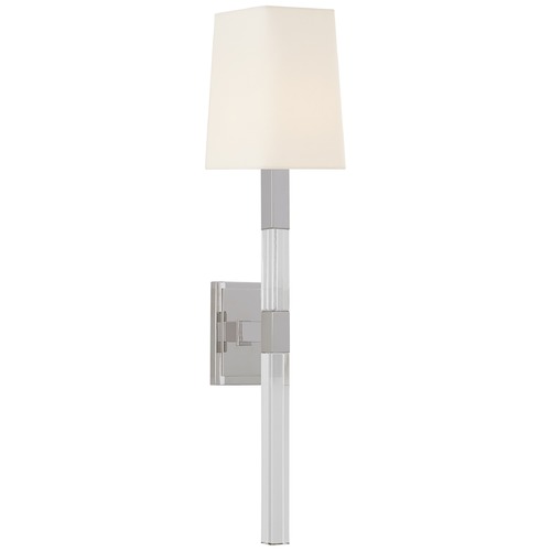 Chapman & Myers Reagan Medium Sconce in Nickel by Visual Comfort Signature