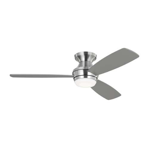 Visual Comfort Fan Collection Ikon 52-Inch 3CCT LED Fan in Steel by Visual Comfort & Co Fans 3IKR52BSD