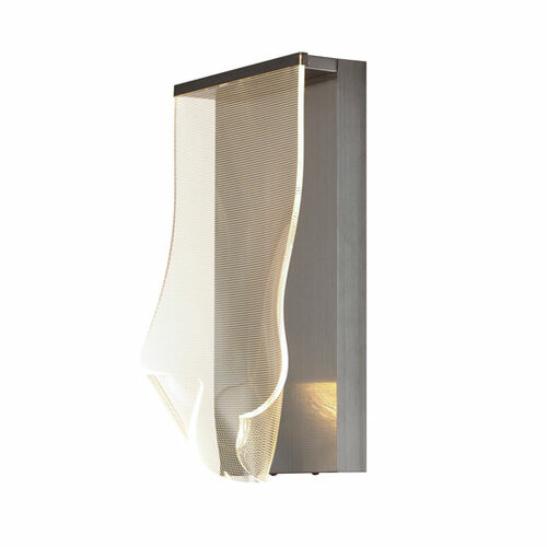 Rinkle 16.50-Inch LED Wall Sconce in Brushed Gunmetal by ET2 Lighting