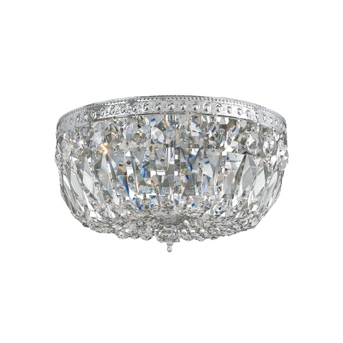 Crystorama Crystal Semi-Flush Mount in Polished Chrome by Crystorama Lighting