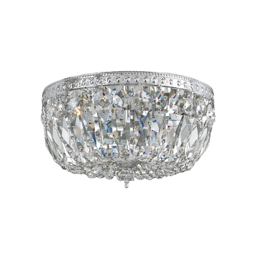 Crystorama Lighting Crystorama Crystal Semi-Flush Mount in Polished Chrome by Crystorama Lighting 714-CH-CL-MWP