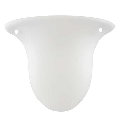 Design Classics Lighting Satin White Bell Glass Shade G1818-WH