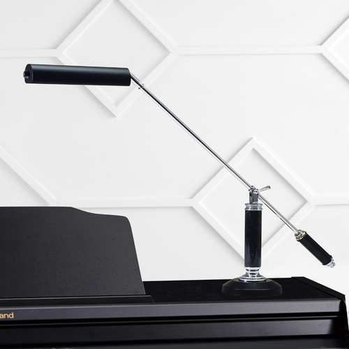 House of Troy Lighting Black & Chrome LED Piano Lamp by House of Troy Lighting PLED192-627