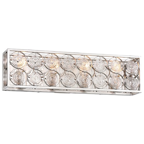 Culture Chic Catalina Silver Bathroom Light by Minka Lavery