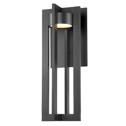 WAC Lighting Chamber Black LED Outdoor Wall Light by WAC Lighting WS-W48620-BK