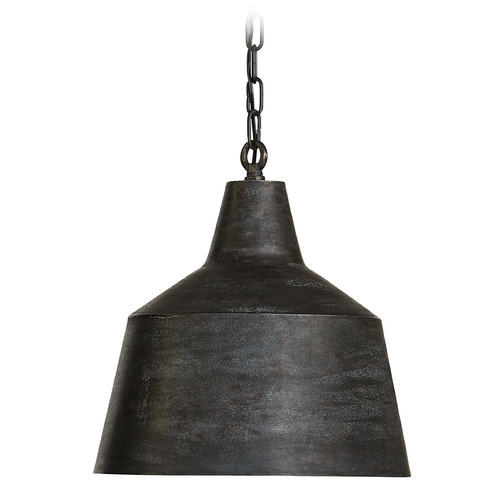 Quarry 15.50-Inch Tapered Pendant in Quarry by Capital Lighting