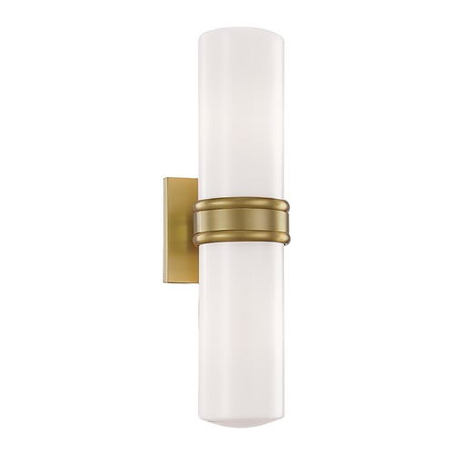 Natalie Aged Brass Sconce by Mitzi by Hudson Valley