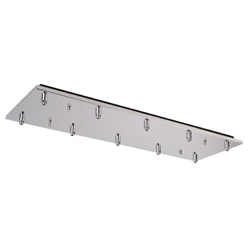Multi-Port Canopy Chrome Ceiling Adaptor by Kuzco Lighting