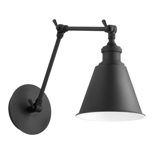 Noir Swing Arm Lamp by Quorum Lighting