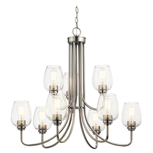 Kichler Lighting Valserrano 31.75-Inch Brushed Nickel Chandelier by Kichler Lighting 44378NICS