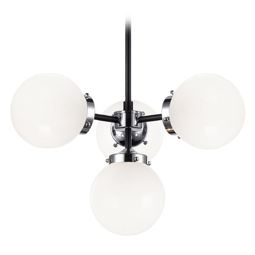 Maru Chrome Pendant by Matteo Lighting