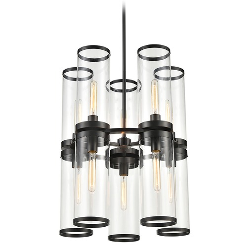 Alora Lighting Revolve II Urban Bronze Mini Chandelier by Alora Lighting CH311655UBCG