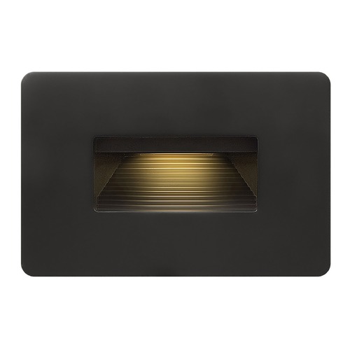 Luna 120V LED Horizontal Step Light in Satin Black by Hinkley Lighting