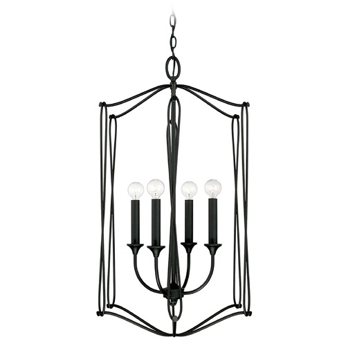 HomePlace by Capital Lighting Bentley 19-Inch Black Iron Pendant by HomePlace by Capital Lighting 541642BI