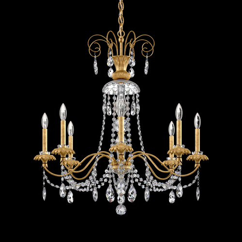 Helenia Heirloom Gold Crystal Chandelier by Schonbek Lighting