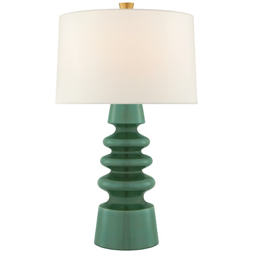 Visual Comfort Signature Collection Julie Neill Andreas Table Lamp in Aventurine by Visual Comfort Signature JN3608AVNL