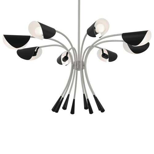 Kichler Lighting Arcus Satin Nickel Chandelier by Kichler Lighting 52560SN