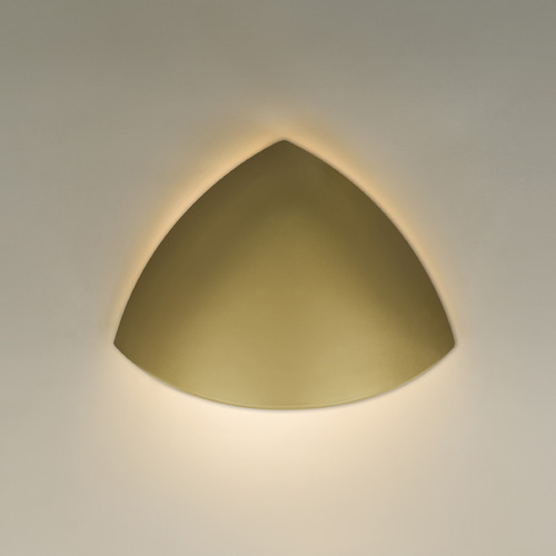 Besa Lighting Cirrus LED Outdoor Wall Light in Gold by Besa Lighting 2971GD-LED
