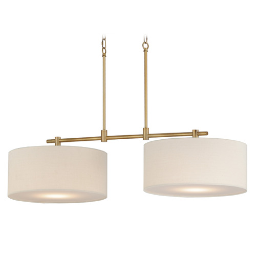 Bongo Natural Aged Brass Linear Light by Maxim Lighting