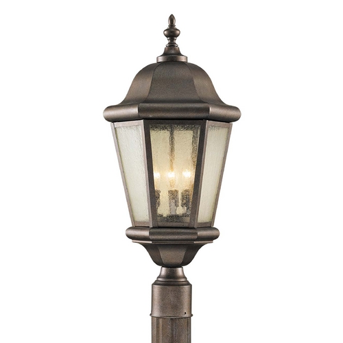 Martinsville Post Light in Corinthian Bronze by Generation Lighting