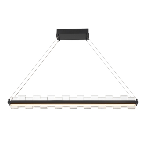 Eurofase Lighting Bruco 45-Inch LED Linear Chandelier in Black by Eurofase 46803-016