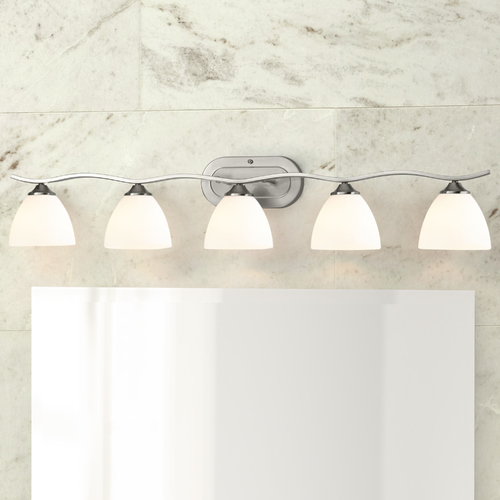 Progress Lighting Laird Brushed Nickel 5-Light Bathroom Light by Progress Lighting P300099-009