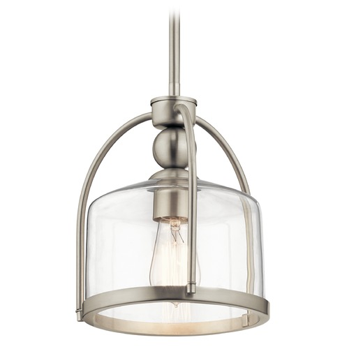 Modern Pendant Brushed Nickel by Kichler Lighting