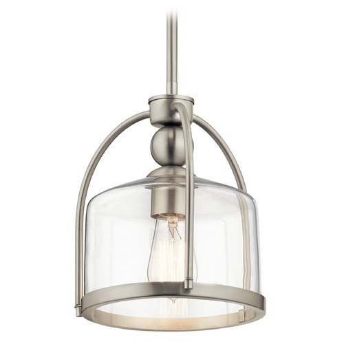 Kichler Lighting Modern Pendant Brushed Nickel by Kichler Lighting 42798NI